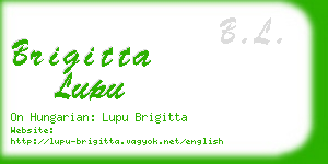 brigitta lupu business card